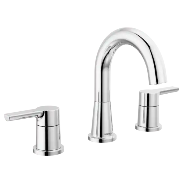 Peerless P3512LF Flute Two Handle Widespread Lavatory Faucet