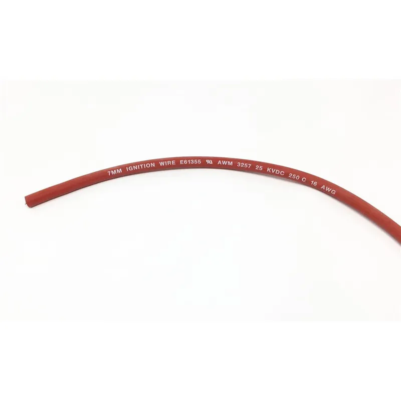 Stromquist 1061 7mm High Temp Ignition Wire Red Silicone