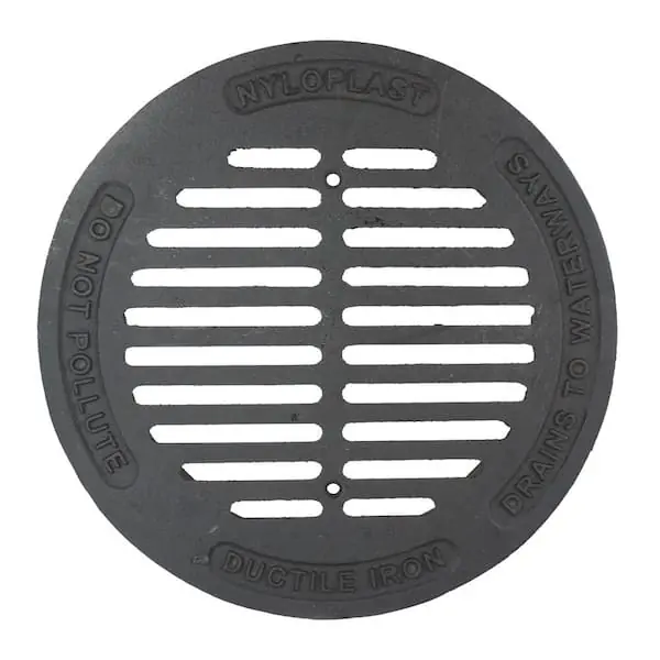 Advanced Drainage Systems 1201DI Nyloplast Ductile Iron Drop in Grate 12 in
