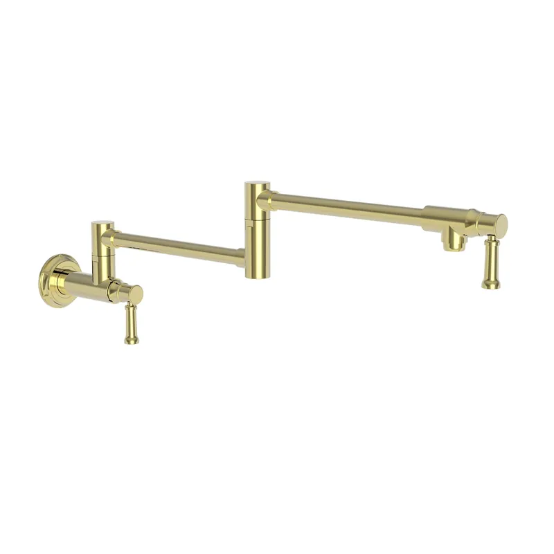Newport Brass 3210-5503/15 pot filler Gavin wall mount 2 lever ADA polished nickel