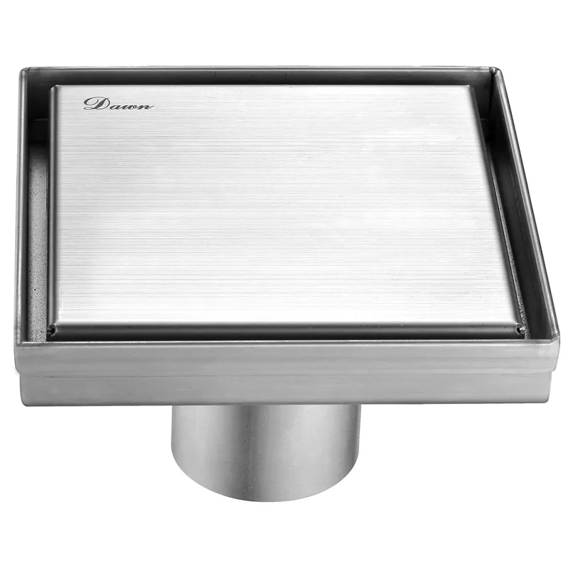 Dawn SVA050504 Volga River Series Square Shower Drain - 5 in.