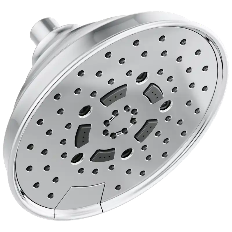 Brizo 87495-PC Universal Showering 7 inches Classic Round H2Okinetic Multi-Function Wall Mount Shower Head - 1.75 GPM