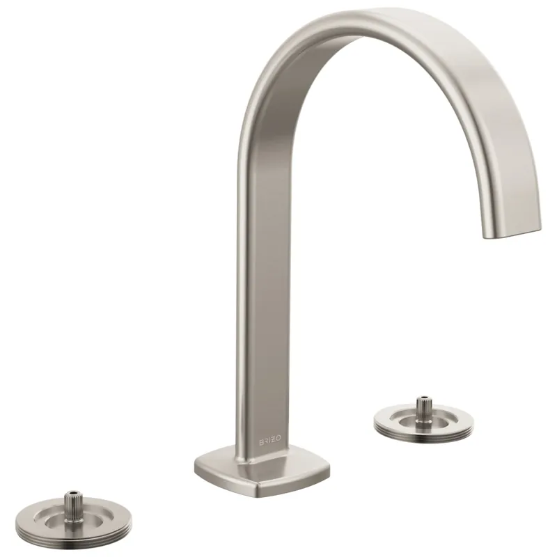 Brizo 65367LF-NKLHP-ECO Allaria Two Handle Widespread Bathroom Sink Faucet 1.2 GPM