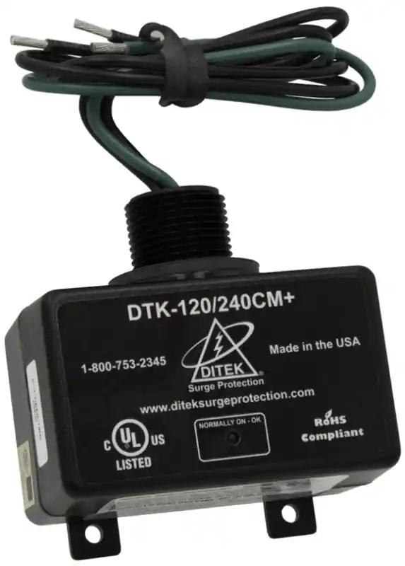 Global Source DTK-120/240CM+ Ditek Surge Protection 120/240 Volts Surge Protector