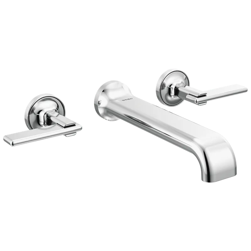 Brizo HL70468-PC Allaria Two-Handle Wall Mount Tub Filler Lever Handle Kit