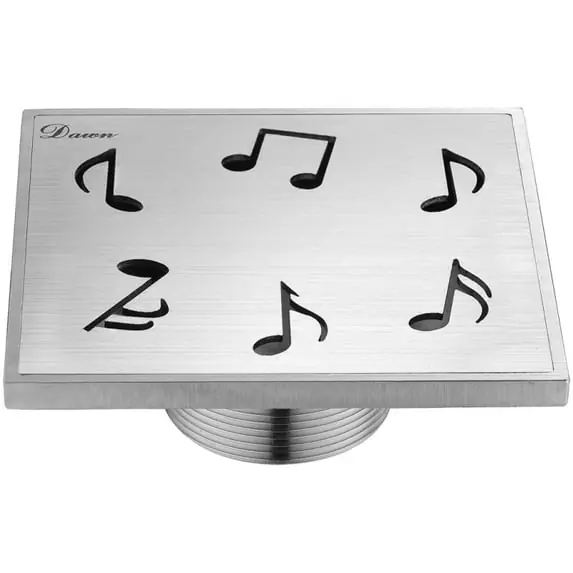 Dawn SSE050504 Seine River Series Square Shower Drain 5 inchesL