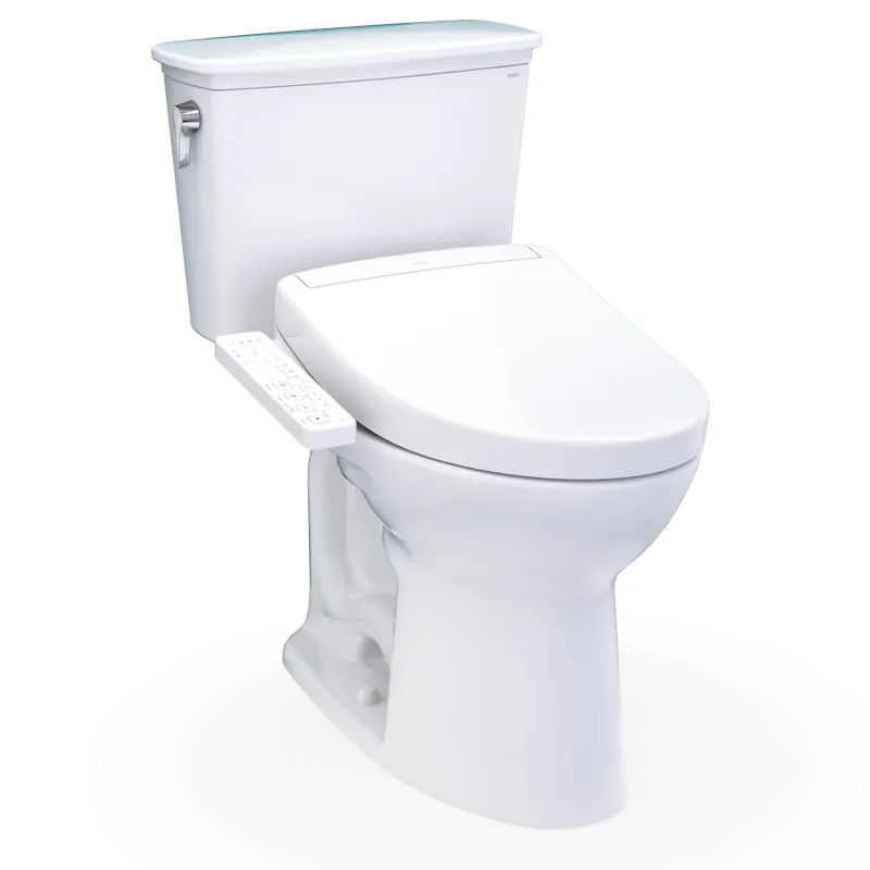 Toto MW7863346CEG#01 Drake Transitional WASHLET+ S2 Two-Piece Toilet - 1.28 GPF