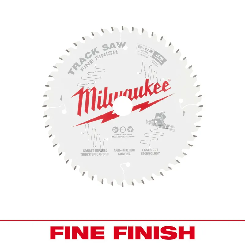 Milwaukee 48-40-0627 6-1/2 inches Fine Finish Track Saw Blade