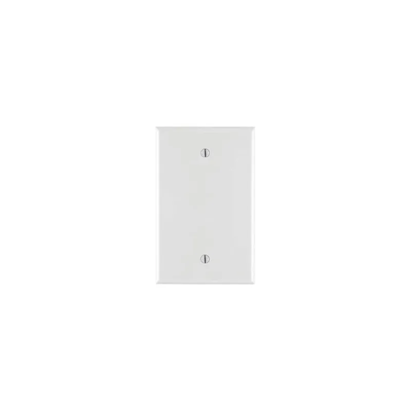 Leviton 002-0PJ13-00W Blank Plate 1-Gang Midway/Midsize Wall Plate