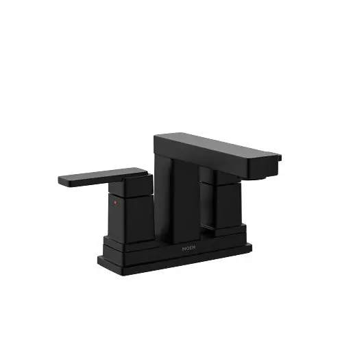Moen 6815BL Iver Two-Handle High Arc Bathroom Faucet 1.0 GPM
