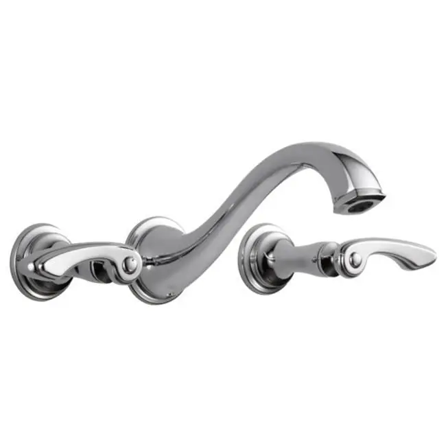 Brizo 65885LF-BNLHP Charlotte Two-Handle Wall Mount Lavatory Faucet - Less Handles 1.5 GPM
