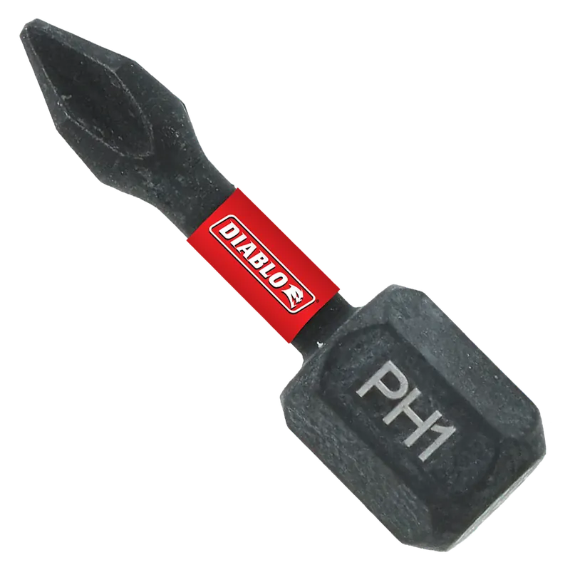 Diablo DPH11P5 1 in. #1 Phillips Drive Bits (5-Pack)
