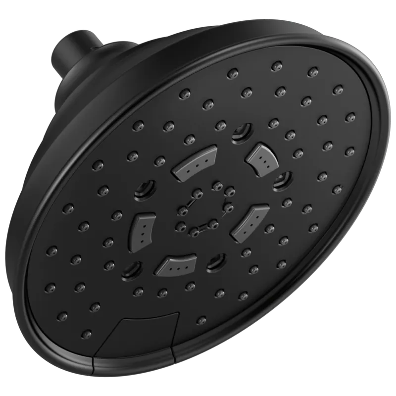 Brizo 87495-BL Universal Showering 7 inches Classic Round H2Okinetic Multi-Function Wall Mount Shower Head - 1.75 GPM