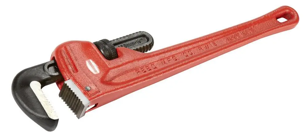 Reed Manufacturing 02160 Pipe Wrench 1/4 to 2-1/2in 18in Heel