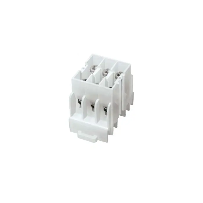 Eaton Edison NDN3-WH 3-Pole Terminal Block 600 VAC 30 Amp
