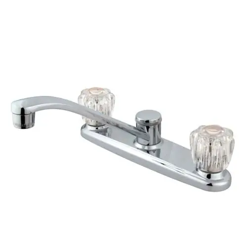 Kingston Brass 888-711 Faucet, Kit, Acrl Hdls, L/Spry, Kb