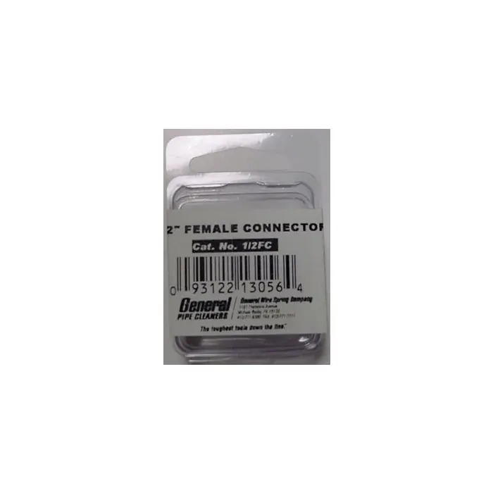 General 130560 Drain Cleaner Female Connector 1/2 inches (1/2 FC)