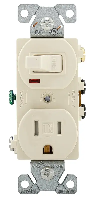 Eaton TR274LA commercial grade combination switch 15A