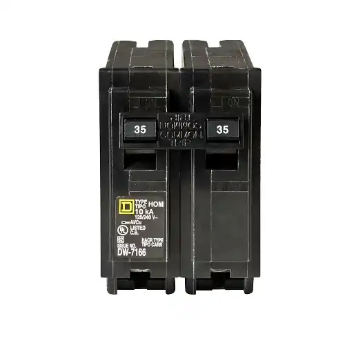 Eaton HOM235 Square D 2 Pole 35 Amp Circuit Breaker