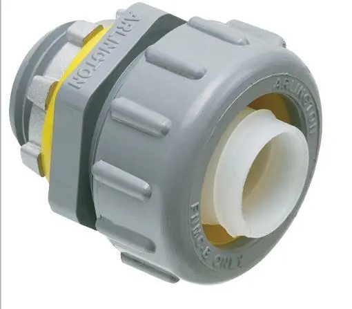 Arlington Industries NMLT125 Non Metallic Straight Connector 1-1/4 inches Trade Size