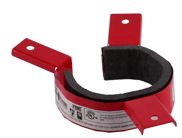 Holdrite HF-PC-0200 HydroFlame Firestop Intumescent Pipe Collar 2 in