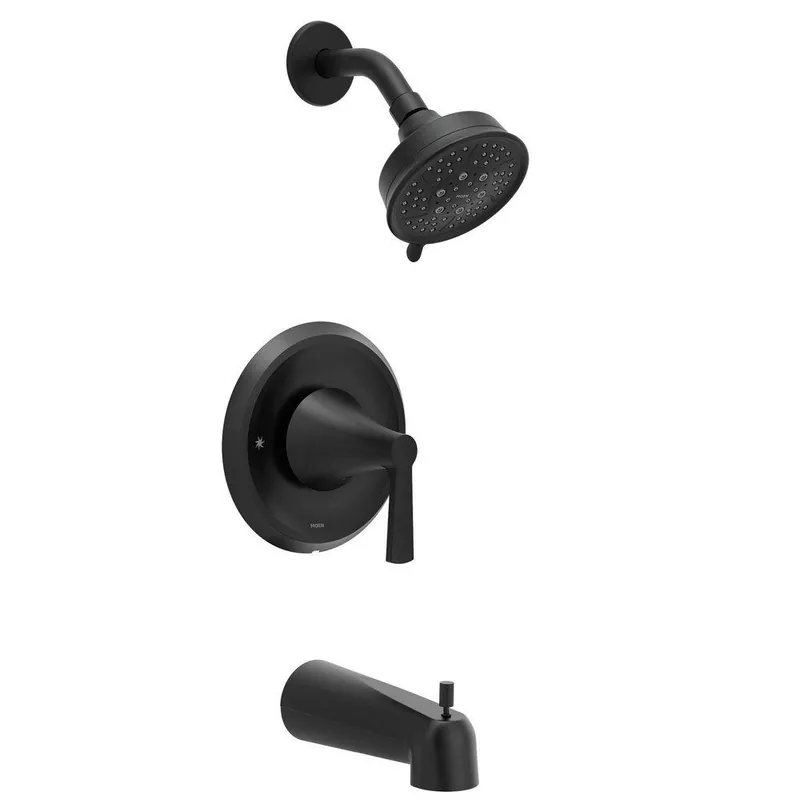 Moen T2413EPBL Jase Matte Black Posi-Temp Tub/Shower