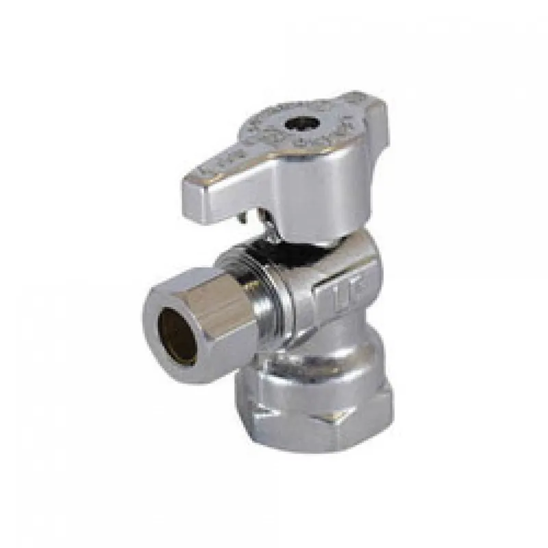 Legend Valve 114-602NL T-595NL Angle Stop Valve 3/8 in FNPT x Compression