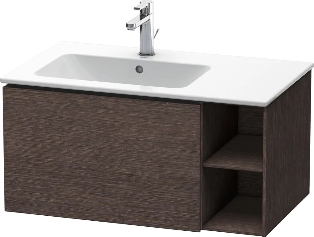 Duravit LC619107272 L-Cube Wall Mount One Drawer Single Vanity Cabinet 32 1/4 Inch