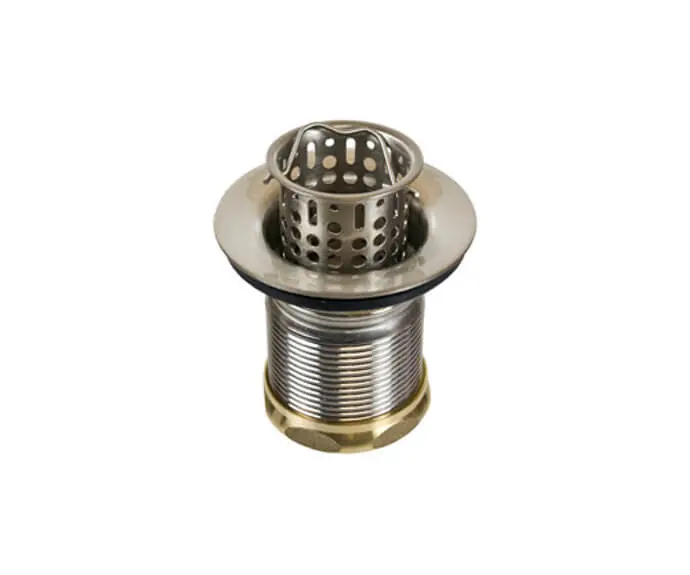 Mountain Plumbing MT710/BRN 2-1/2 inches Brass Bar/Prep Strainer with Lift-Out Basket