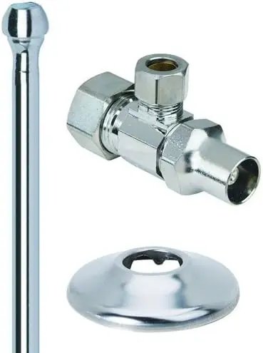 Brasscraft SCR1912A C Lavatory Supply Kit 1/2 Inch X 3/8 OD