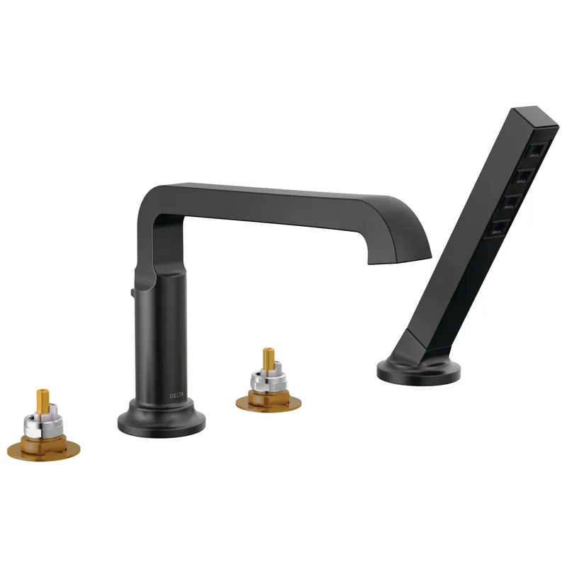 Delta T4789-BLLHP Tetra Roman Tub Trim with Hand Shower