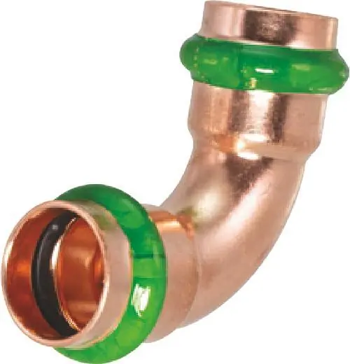 Merit Brass MB11250 Small Diameter 90 deg Elbow, 1 x 1 in Nominal, Press End Style