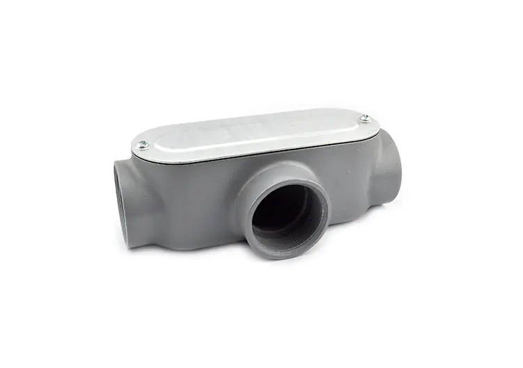 Bridgeport Fittings T-48CG Type-T Conduit Body 3 inches With Cover & Gasket