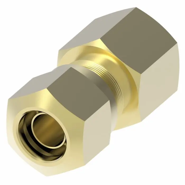 Danfoss 1466X8 Air Brake Adapter for Nylon Tubing 1/2 inches Tube OD x 3/8 inches Female Pipe