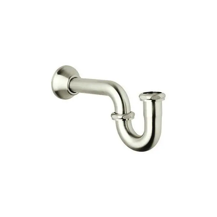 Rohl RPT114PN Traditional Style Extended Decorative P-Trap 15 inches