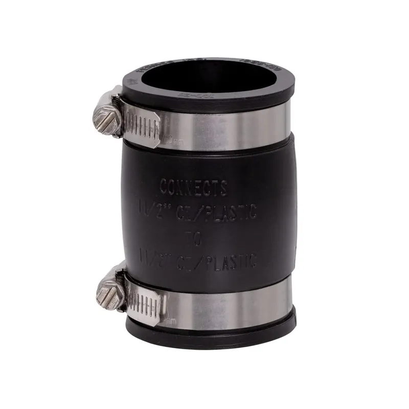 Fernco Fernco-1056-150 1-1/2 in. x 1-1/2 in. DWV Flexible PVC Coupling