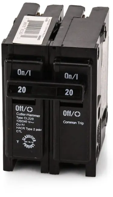Eaton CH-CL220 CL220 2 Pole Circuit Breaker 20 Amps