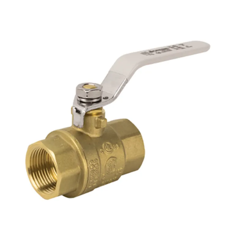 Jomar Valve 150-105G 1 Inch Lead Free Brass Ball Valve 2 Piece, Full Port, Threaded Connection, 600 WOG