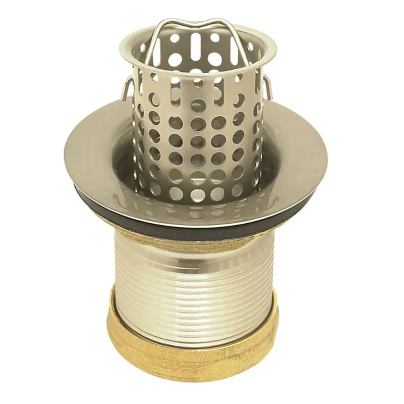 Mountain Plumbing MT710/CPB 2-1/2 inches Brass Bar/Prep Strainer with Lift-Out Basket