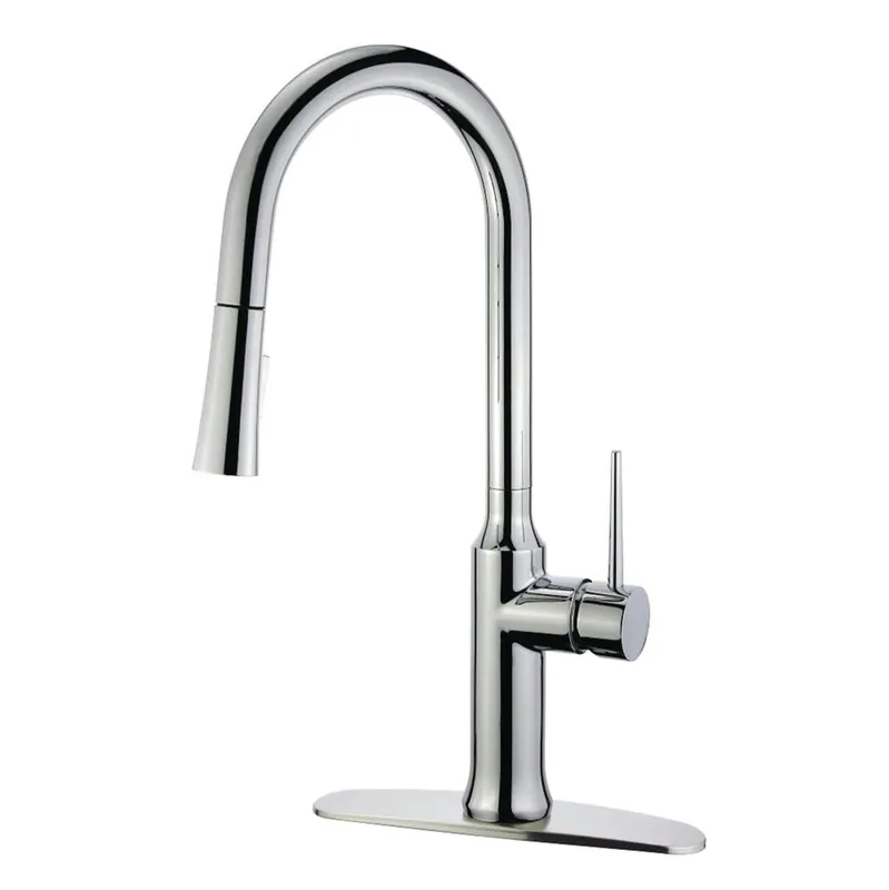 Kingston Brass LS2721NYL New York Single-Handle Pull-Down Kitchen Faucet 1.8 GPM