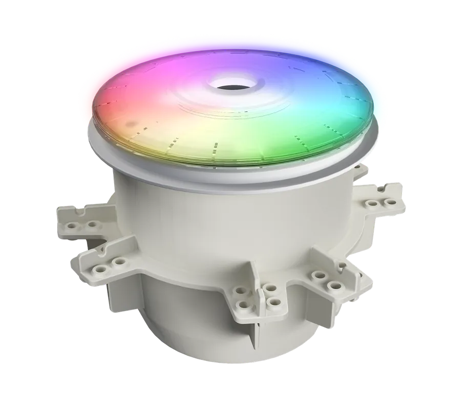 Pal Lighting 64-EGB-CGS-80 Evenglow LED Bubbler RGB 4-wire 12vdc 80ft CBL