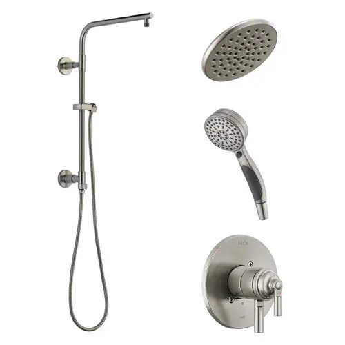 Delta Faucet KSH-T17094-52433-SS Linden Round Emerge Shower Faucet Kit