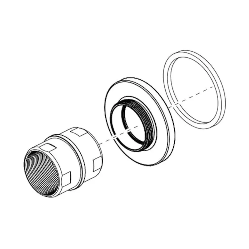 Delta RP100462 flange handle brass with long nut and gasket for trinsic T5759-WL