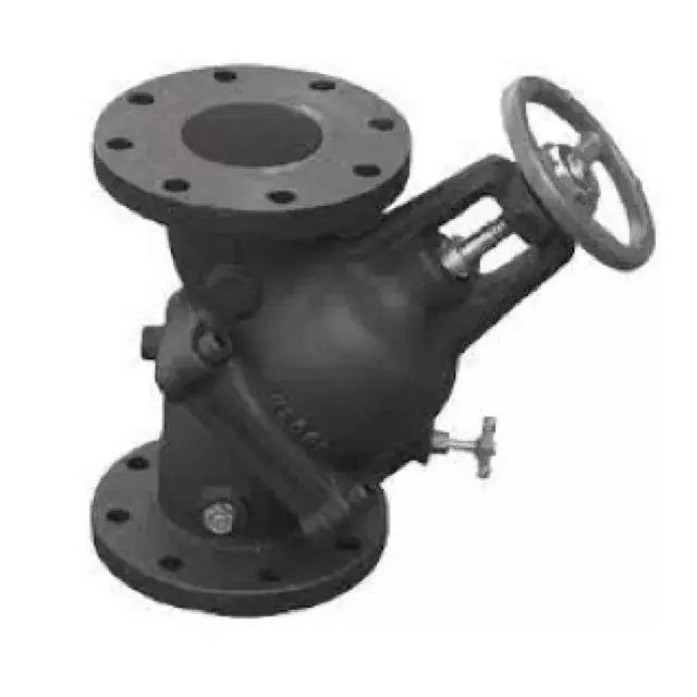 Grundfos 96877845 paco cv40-125 4 inches flanged triple duty valve, angle/straight