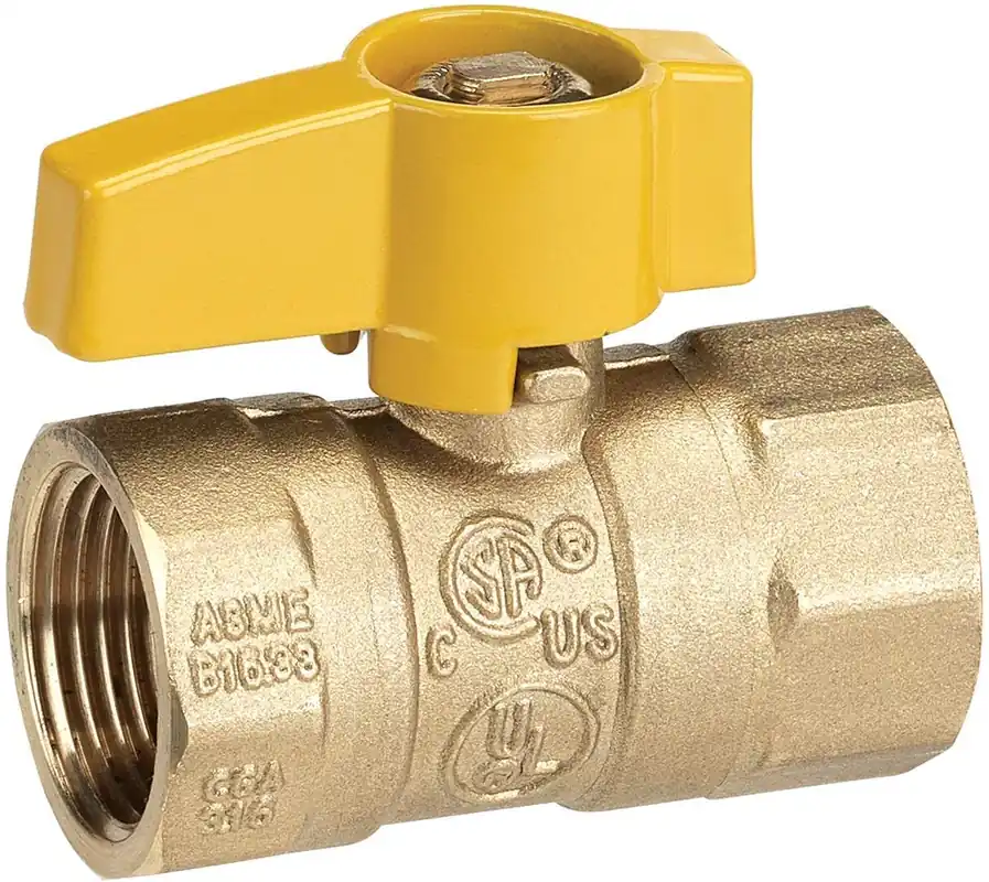 Homewerks Worldwide VGV-2LH-B3CB Ball Valve x Female Thread Brass 1/2-Inch