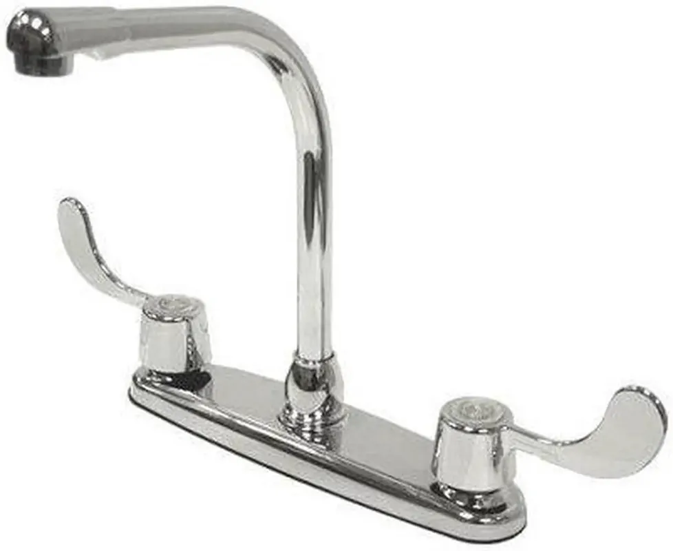 Kingston Brass KB761 Two-Handle 2-Hole 8 inches Centerset Kitchen Faucet 1.8 GPM