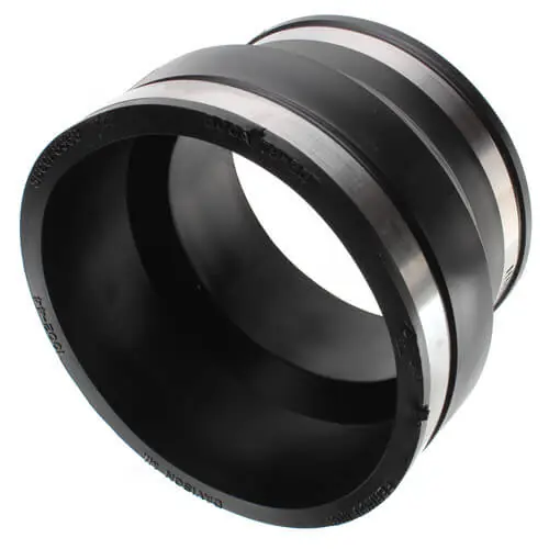 Fernco Fernco-1002-44 4 inches x 4 inches Flexible Coupling (Clay to Cast Iron or PVC)