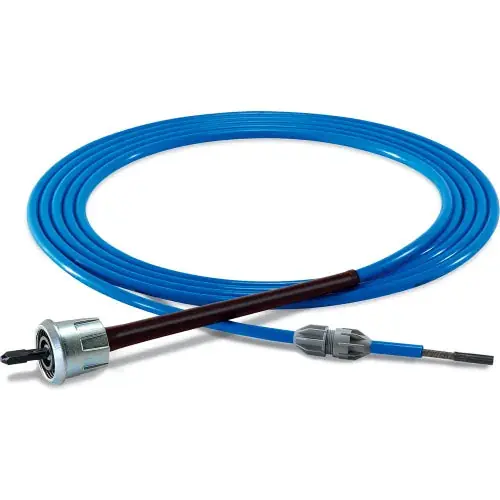 Goodway GTC-703-25 Nylon Casing Flexible Shaft For 9/16 inches - 1 inches ID Tubes, 25 feetL