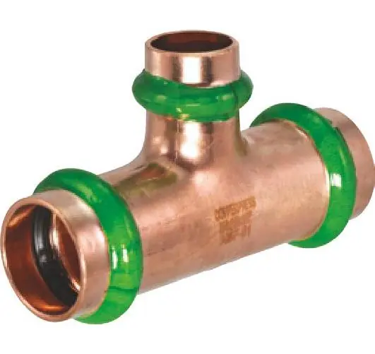 Merit Brass mb14180 Small Diameter Unequal Tee 3/4 x 3/4 x 1 in Nominal