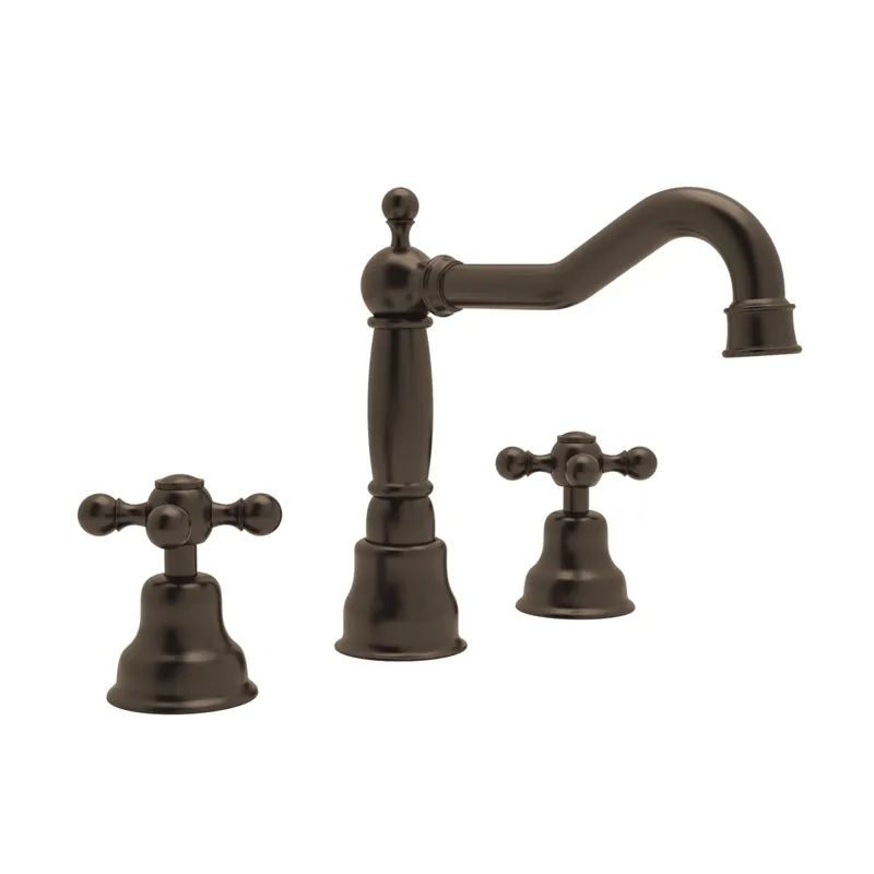 Rohl AC107X-TCB-2 Arcana Widespread Lavatory Faucet With Column Spout